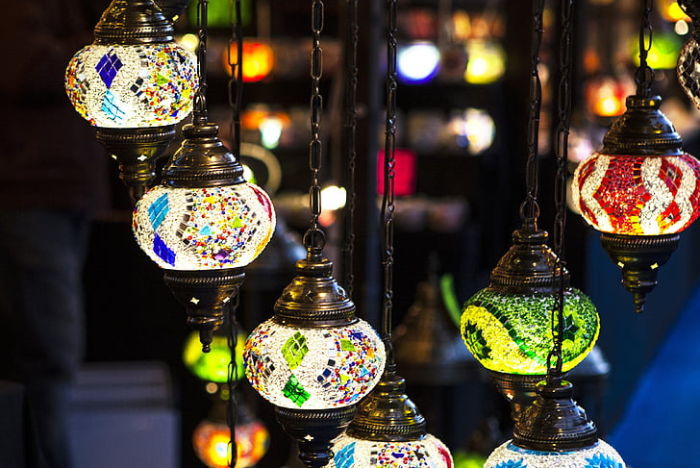 Colorful Hanging Light Cords