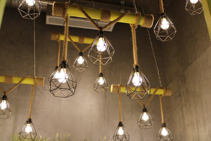 Industrial Style Hanging Light Cord