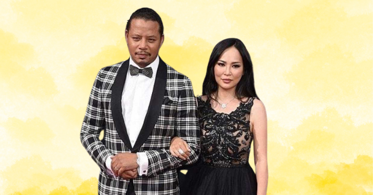 Terrence Howard with wife Miranda Pak