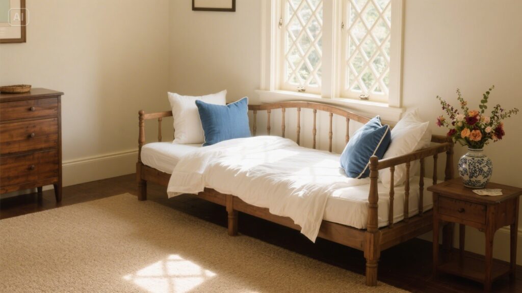 Pottery Barn Daybed in room setting