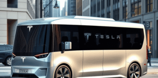 New Tesla Van