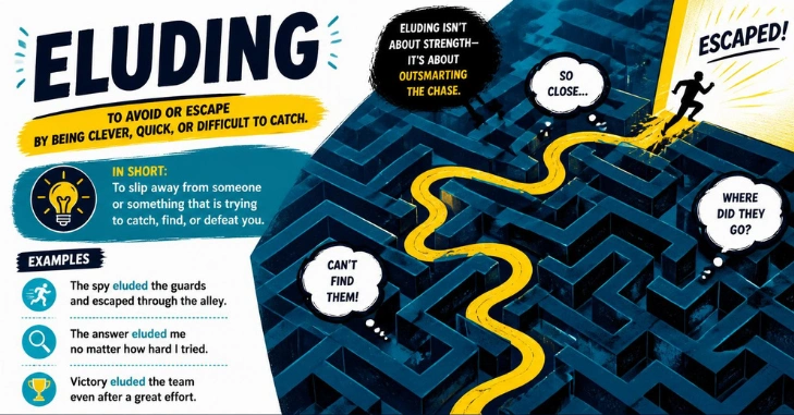 What Does Eluding Mean?